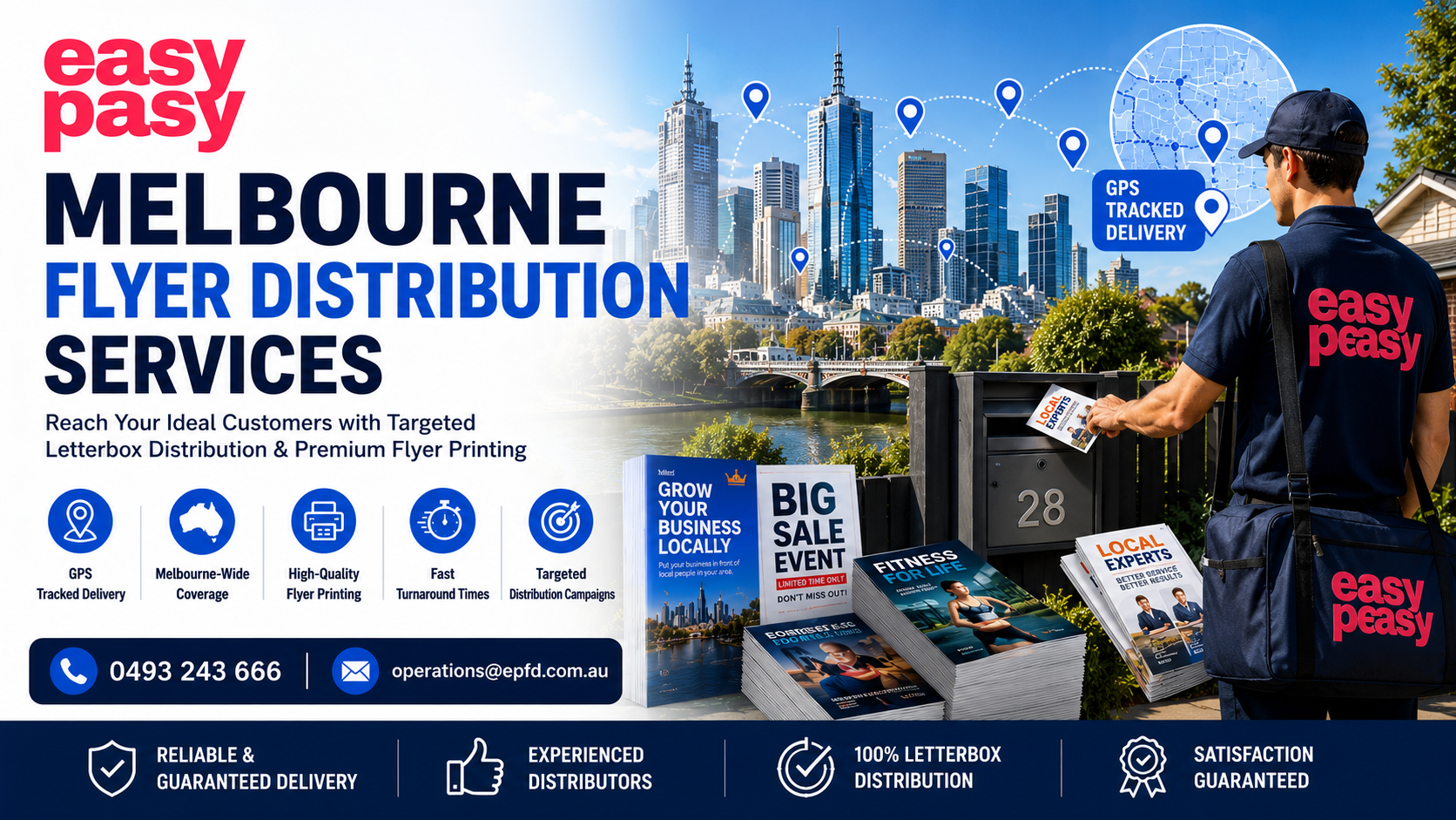 Melbourne Flyer Distribution Banner